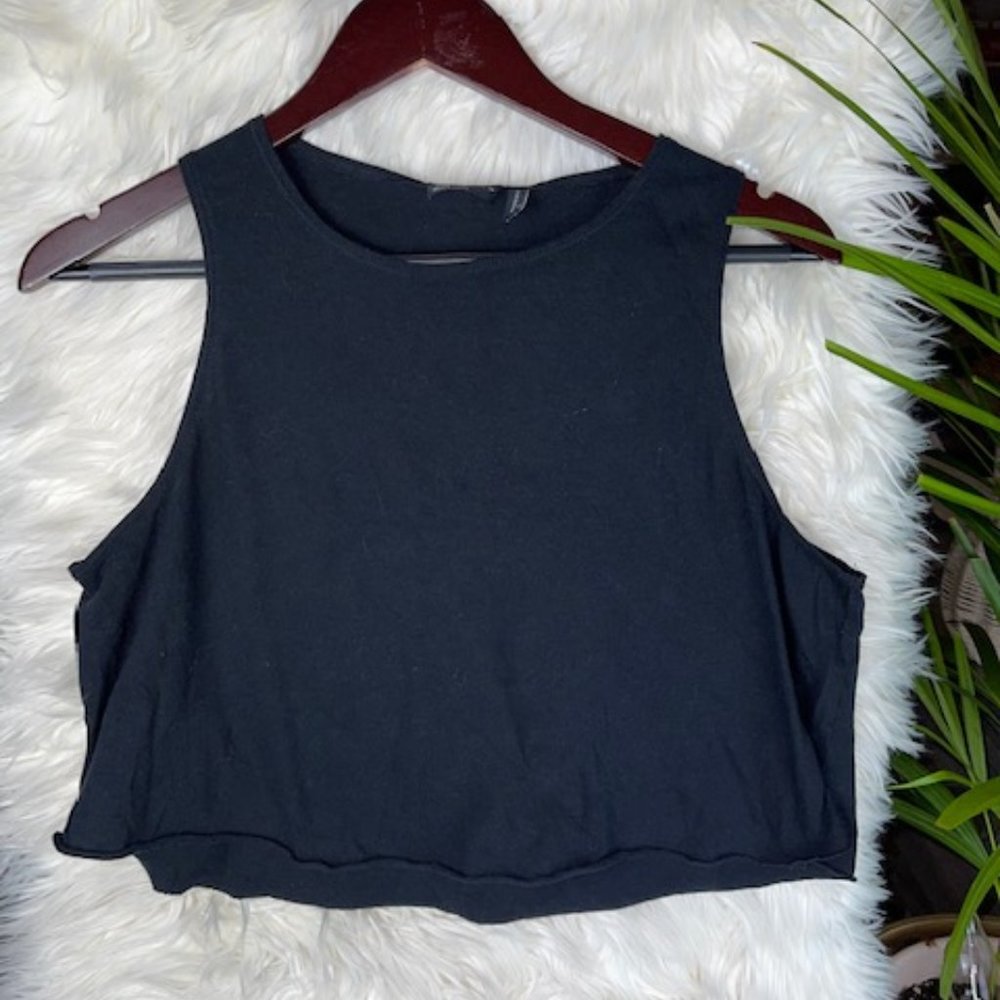 ASOS • Racerback Swing Crop • Black • M